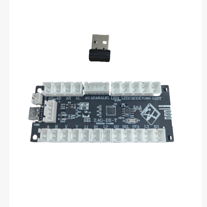 Ασύρματο τζόιστικ 2.4G USB για Android/PC/PS3/PC360 — arcade χειριστήριο χωρίς δονήσεις