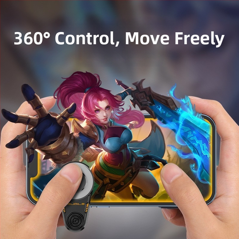 X1 Mobilais spēļu džojists – ABS+metāls, bez vibrācijas, Telefona turētājs, OEM pielāgošana