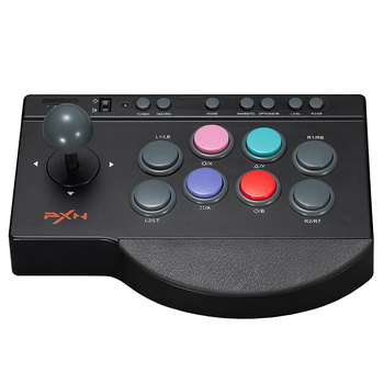 PXN-0082 Arcádový joystick pre PC/PS3/PS4/Xbox One/Android/Switch | USB rozhranie • Káblové pripojenie • Žiadna vibrácia • Kompatibilné s PC/PS3/PS4/Xbox One/Android/Switch • USB Plug and Play