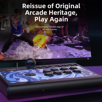 Lashda Pxn-008 arkādes džojists USB PC/TV/PS4/Switch ar vibrāciju