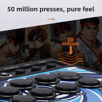 Lashda Pxn-008 arkādes džojists USB PC/TV/PS4/Switch ar vibrāciju