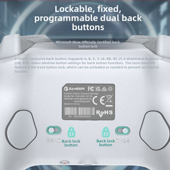 GameSir G7se drôtový ovládač pre hry, USB Type-C na Type-A, vibrácie, kompatibilný s Xbox Series X/S, Xbox One X/S, Windows 10/11 a Steam, hmotnosť 504 g