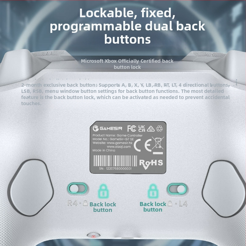 GameSir G7se drôtový ovládač pre hry, USB Type-C na Type-A, vibrácie, kompatibilný s Xbox Series X/S, Xbox One X/S, Windows 10/11 a Steam, hmotnosť 504 g