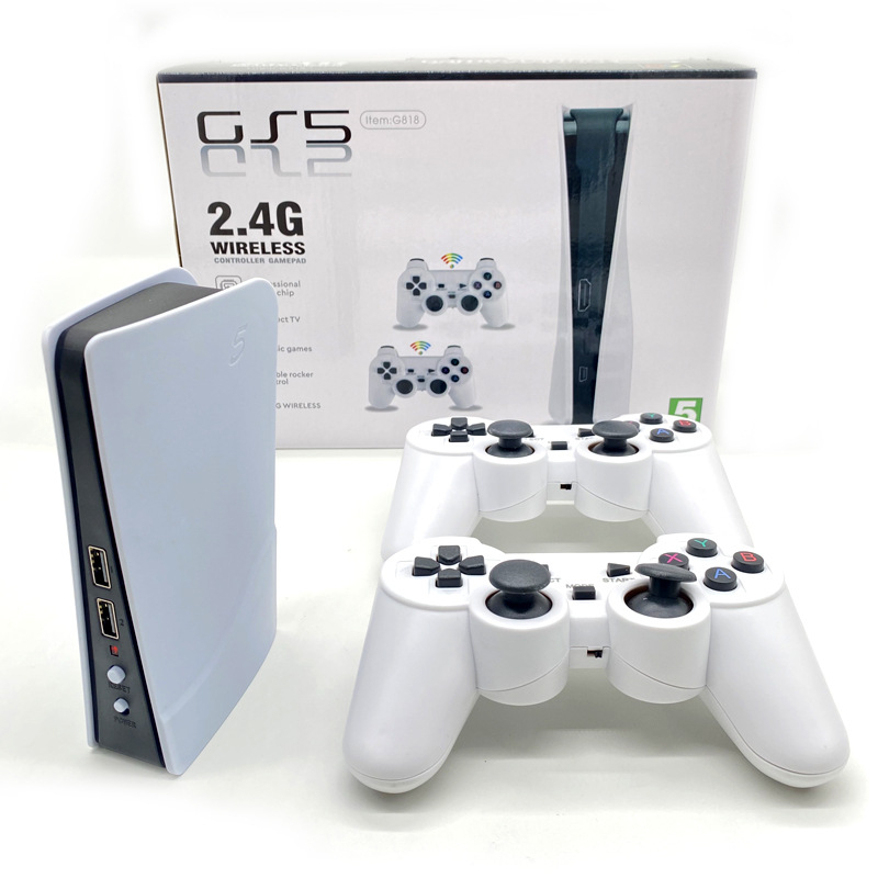 Spēļu konsoles TV izmantošanai ar HD, bezvadu 2.4G, 818 iebūvētas spēles, divi joysticki, HDMI