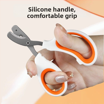 Profesionalūs nagų žirklės katėms ir šunims su dvigubo skylės dizainu ir apskritos skylės dizainu