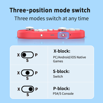 ShanWanQ37XSP gamepad Bluetooth s dvostrukim Hall senzorima, USB-C, vibracija — za PC, PS4, Switch, Xbox, Android i iOS