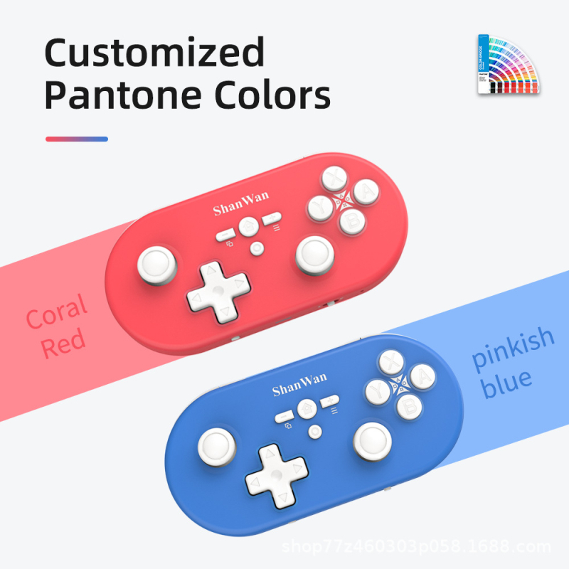 ShanWanQ37XSP gamepad Bluetooth s dvostrukim Hall senzorima, USB-C, vibracija — za PC, PS4, Switch, Xbox, Android i iOS