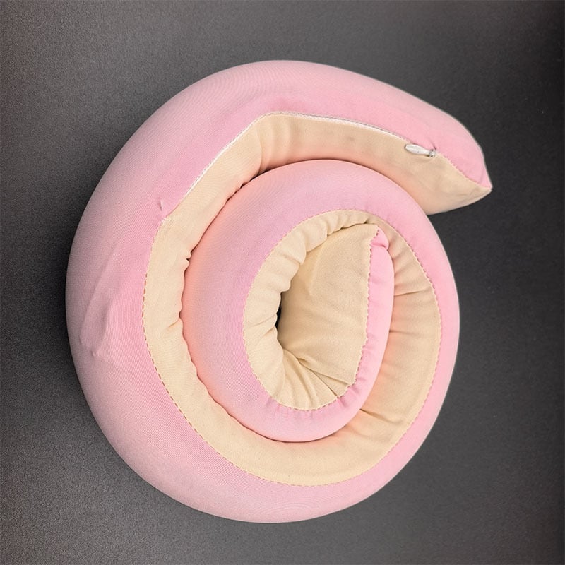 Nothing U-formos pagalvė su atminties putomis, minkštas spandekso audinys, 0,5–1,0 kg, universalus tinkamumas