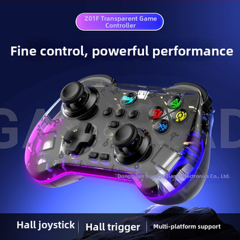 Baishipai Z01F gamepad Bluetooth cu joystick cu efect Hall și declanșator Hall, vibrații, Type-C, compatibil cu Switch, Android, iPhone și PC