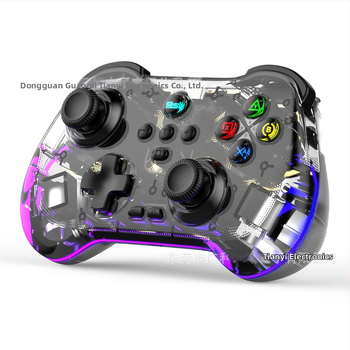 Baishipai Z01F gamepad Bluetooth cu joystick cu efect Hall și declanșator Hall, vibrații, Type-C, compatibil cu Switch, Android, iPhone și PC