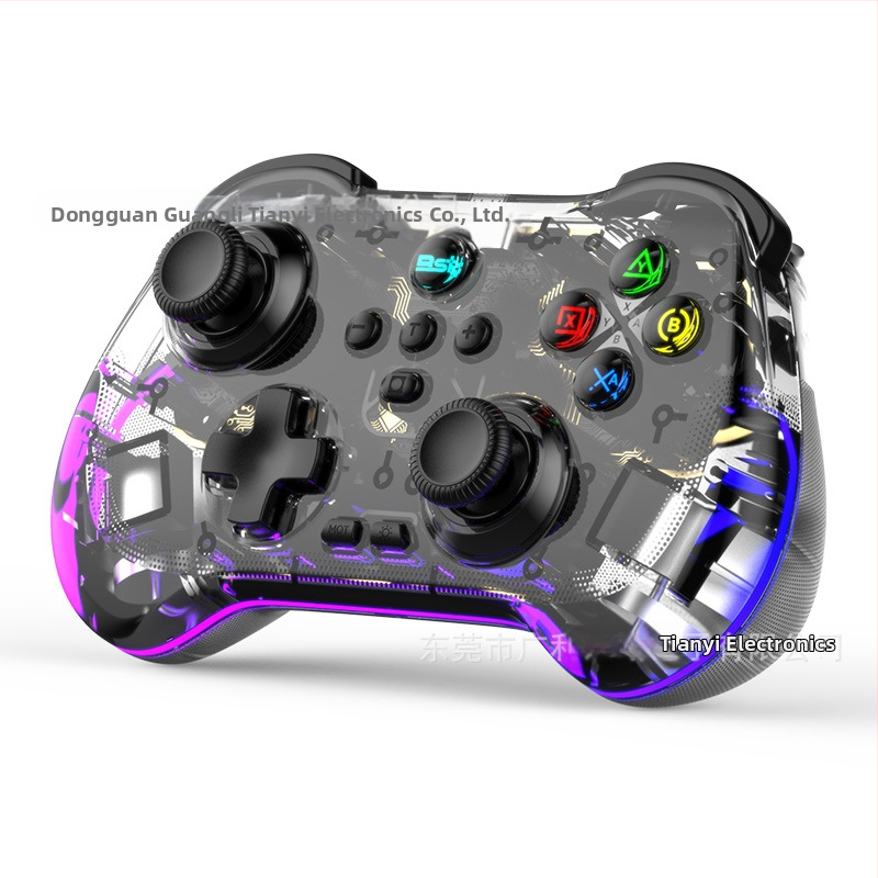 Baishipai Z01F gamepad Bluetooth cu joystick cu efect Hall și declanșator Hall, vibrații, Type-C, compatibil cu Switch, Android, iPhone și PC