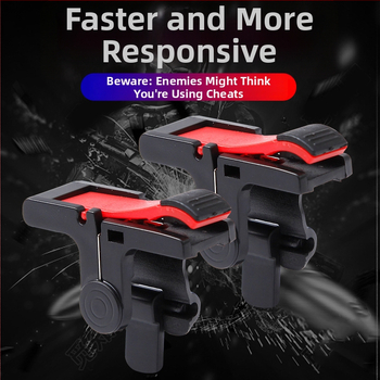 D9 mobilā spēļu kontrolleris ar triger taustiņiem un vibrāciju — plastmasas korpuss, saderīgs ar viedtālruņiem, svars 0,9