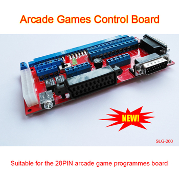 Arcade spēļu bāzes plate ar vadības funkciju — modeļa SLG-260; DB15 interfeiss; bez vibrācijām; svars 210 g; piemērots 28 puzles spēļu bāzēm