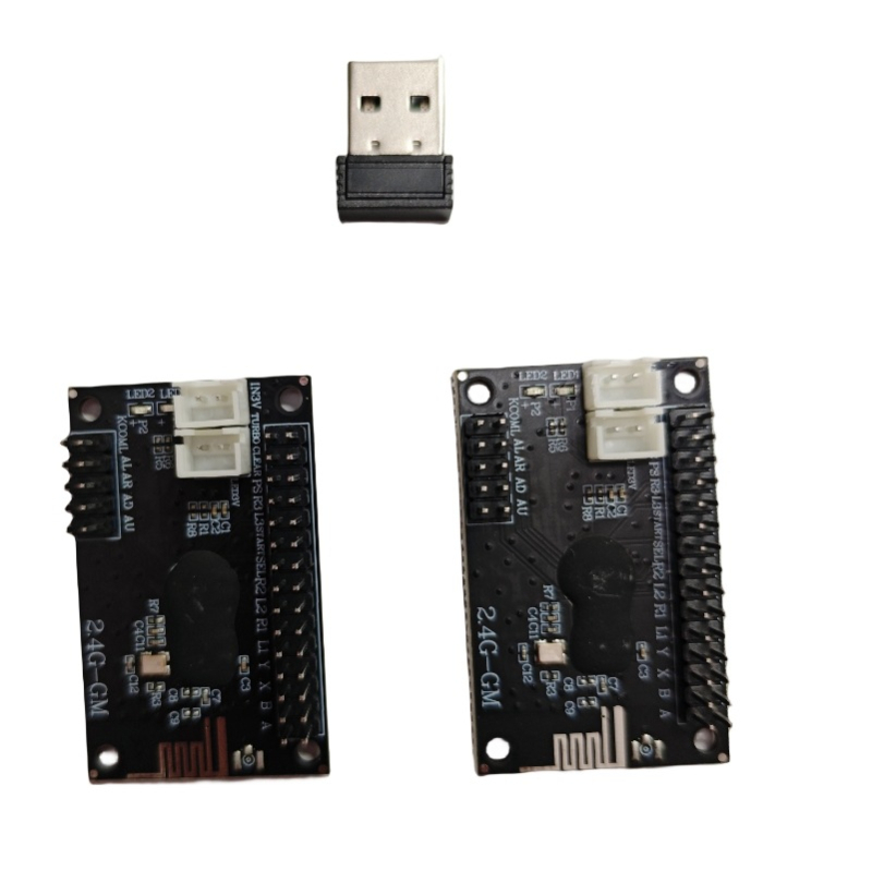 Arcade joystick PCB 2.4G bežični, USB sučelje, FR4, model 2.4G-10, 2 igrača