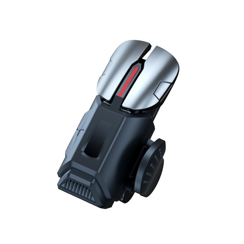 G21 bežični mobilni gamepad sa šestero prstnim spojem, dvostrukom kontrolom i dopunskim tipkama za pucanje (PS-2 sučelje; bežična veza; aluminijsko-ABS; kompatibilan s iPhone i Android)