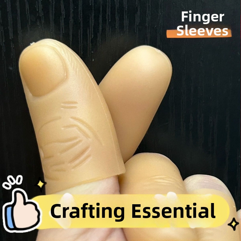  Universāli roku pirkstu aizsargi, rokām darināti, no PVC, modelis Df-121, pretslīdēšana, izturīgi pret nolietošanos, biezināti