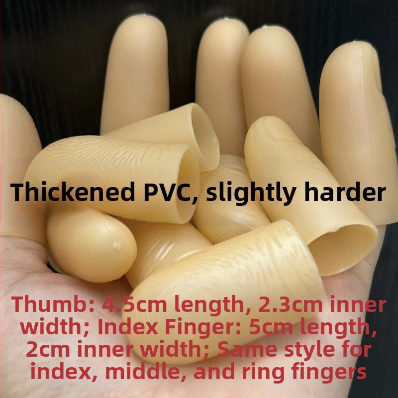 Universāli roku pirkstu aizsargi, rokām darināti, no PVC, modelis Df-121, pretslīdēšana, izturīgi pret nolietošanos, biezināti