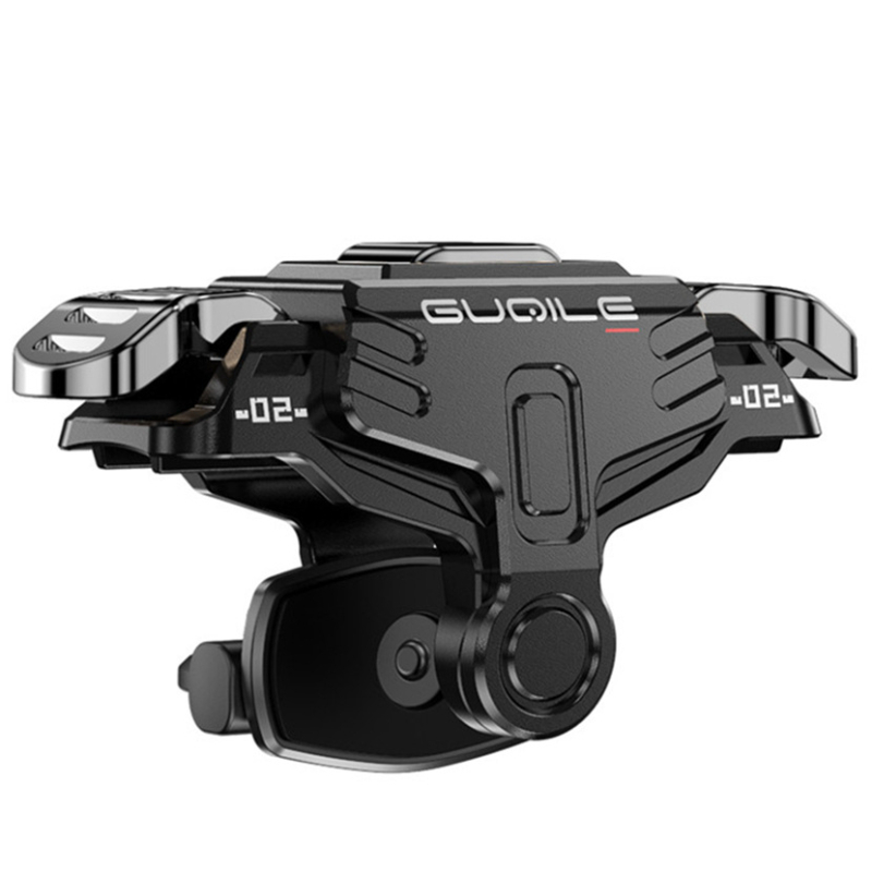 GT02 Joystick wireless pentru jocuri pe telefon, cu feedback de vibrație, aliaj șlefuit + ABS, compatibil cu iOS și Android