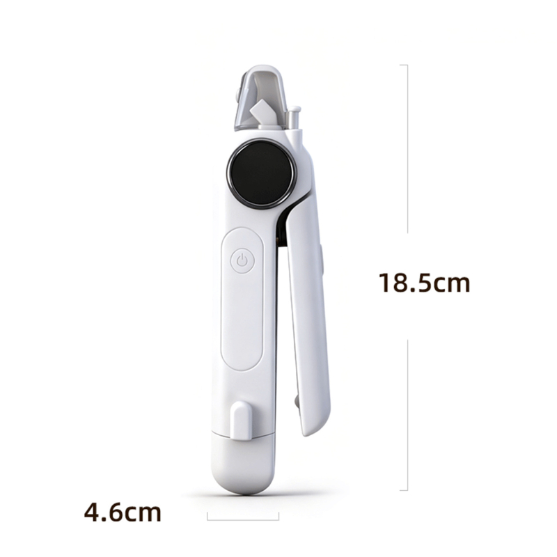 Naminių gyvūnėlių nagų žirklės su LED apšvietimu katėms ir šunims, nagų failas ir poliravimas