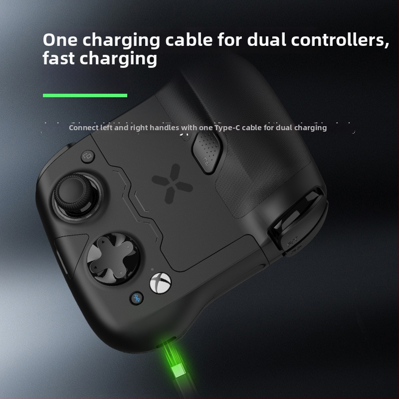 GameSir X4a Xbox licencovaný káblový mobilný herný ovládač pre Android (Type-C, 188,5 g) s konvertibilnými úchytmi pre jednoruké alebo obojručné používanie