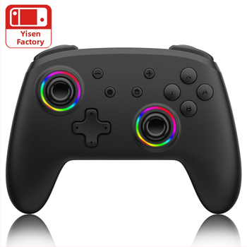 OEM prispôsobený vzor dvojitý Hall-efekt joystick pre Nintendo Switch — Bluetooth, USB-C, RGB osvetlenie, ABS telo, tlač loga je možná