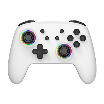 OEM prispôsobený vzor dvojitý Hall-efekt joystick pre Nintendo Switch — Bluetooth, USB-C, RGB osvetlenie, ABS telo, tlač loga je možná