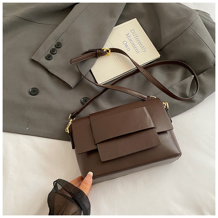 Crossbody taška na voľný čas, patchwork dizajn, PU materiál, vodorovný štvorcový tvar, zipsové zapínanie, vnútorná kapsa na zips