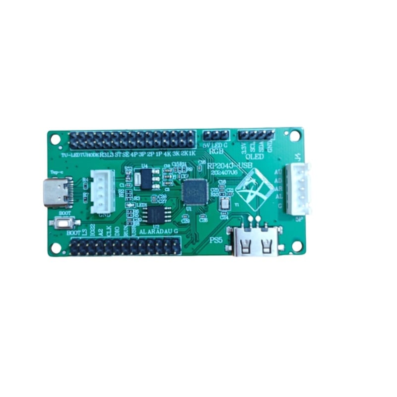 RP2040-USB arcade joystick čip (USB sučelje, kabelski, kompatibilan s PC, Xbox, PS, SWITCH, Android)