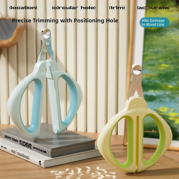 Katės ir šuns nagų žirklės su apskritu atidarymu, tinkamos pradedantiesiems; nėra importuotos; be privataus prekinio ženklo