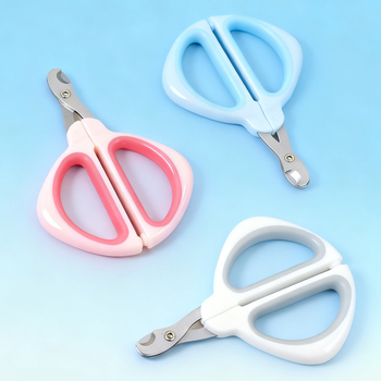 Katės ir šuns nagų žirklės su apskritu atidarymu, tinkamos pradedantiesiems; nėra importuotos; be privataus prekinio ženklo