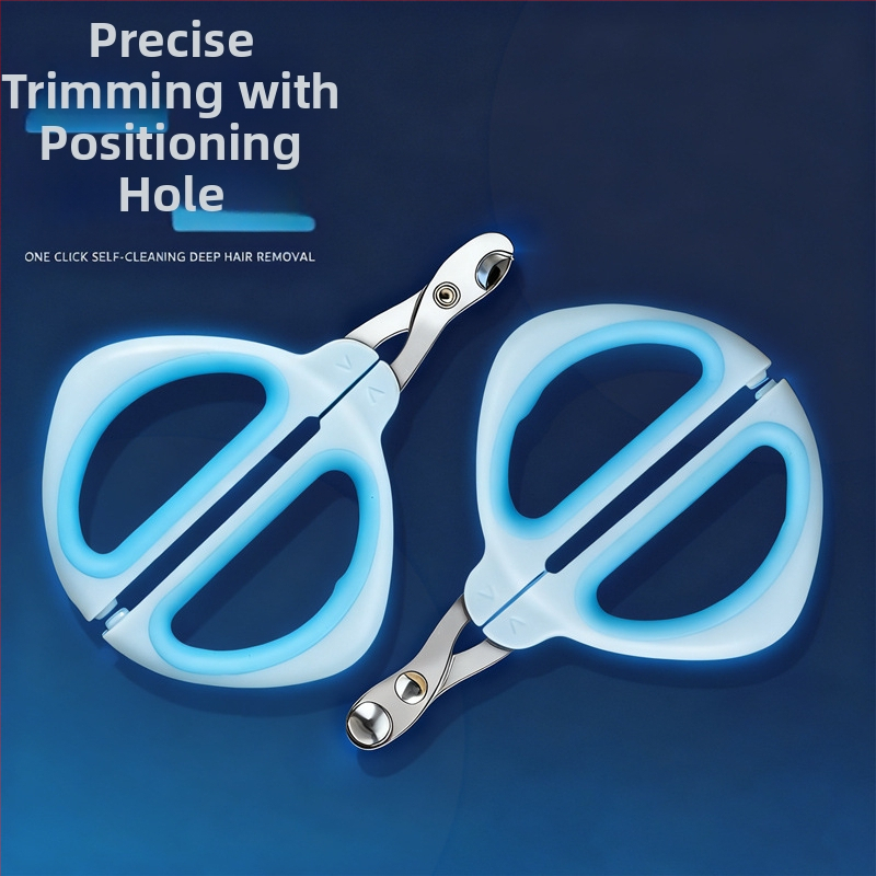 Kaķu un suņu nagu šķēres ar apaļu atveri, piemērotas iesācējiem; nav importētas; bez privātā zīmola