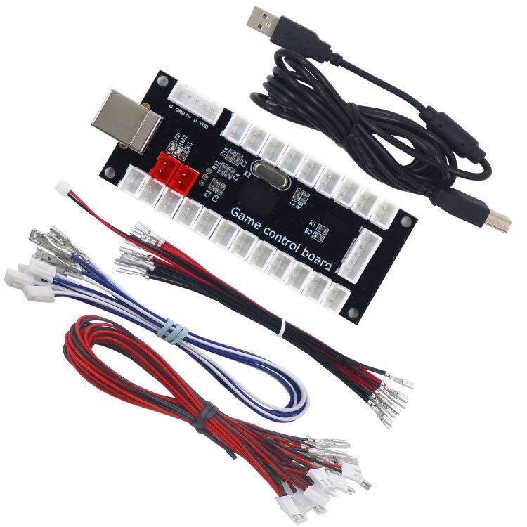 Arcade rokera piederumu komplekts ar USB interfeisu, modelis CY-822C, militārās kvalitātes plāksne, OEM apstrāde, drukāts logotips