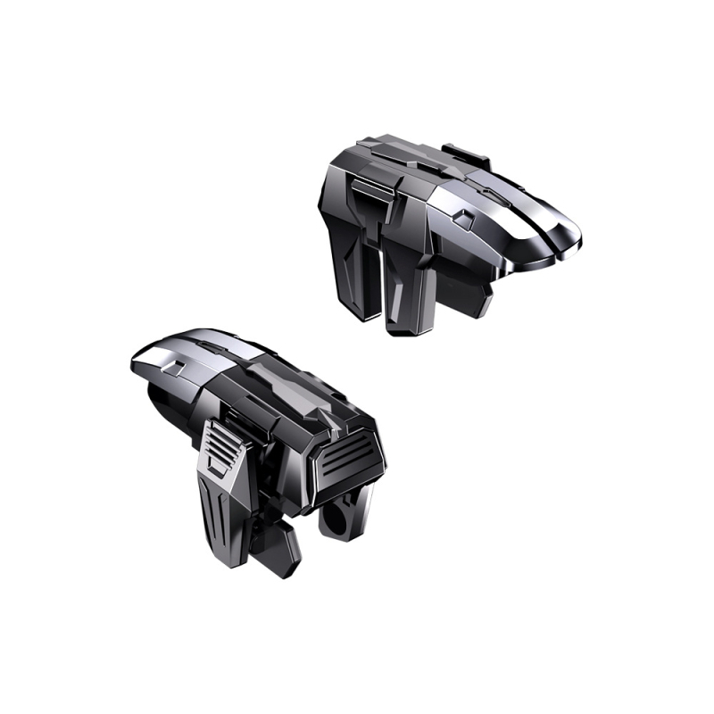 Mobilný herný ovládač pre smartfóny s šiestimi tlačidlami na prsty (Model M-01; bezdrôtový; ABS+ zliatina; kompatibilný so smartfónmi)