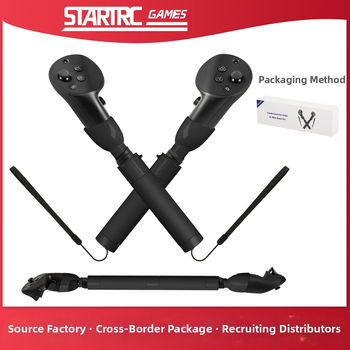 Golfový ovládač pre VR okuliare s držiakom predĺhovača tyče svetelého meča, kompatibilný s Meta Quest Pro, silikón, model DC, 100 g