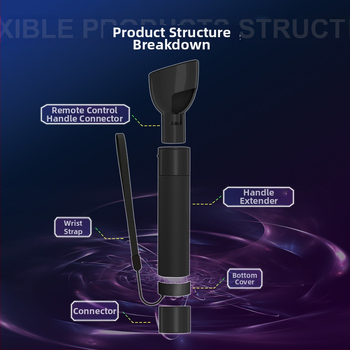 Golfový ovládač pre VR okuliare s držiakom predĺhovača tyče svetelého meča, kompatibilný s Meta Quest Pro, silikón, model DC, 100 g