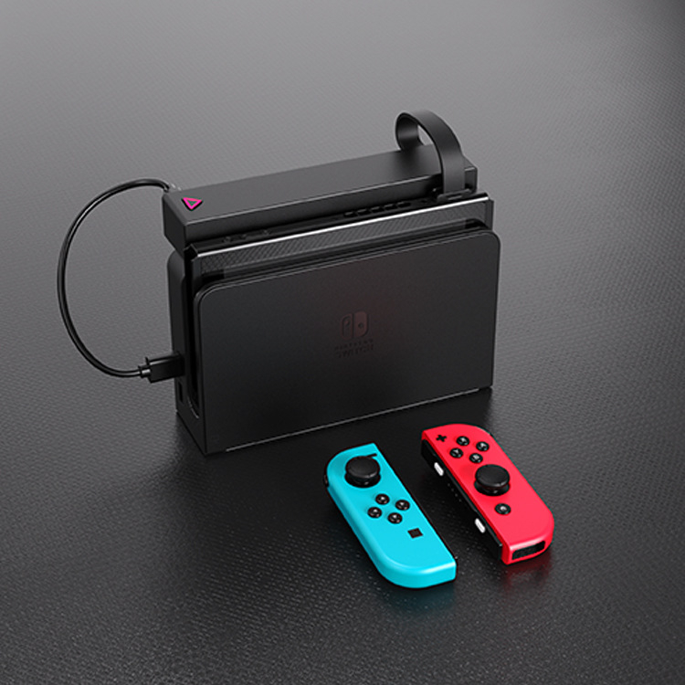 Nintendo Switch (първо поколение) калъф за картриджи със 8 слота и USB-C кабел за зареждане