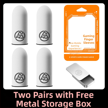 Spēļu pirksta uzmava, Ice Silk Fiber materiāls, pret svīšanu un pretnoslīdēšanai, ultra plāna, adījuma tehnoloģija, piemērots viedtālruņiem un planšetēm