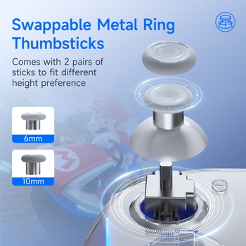 Ovládač hier pre Nintendo Switch (Plne mechanický, štyri Hall senzory, štyri zadné tlačidlá, NFC, RGB osvetlenie)