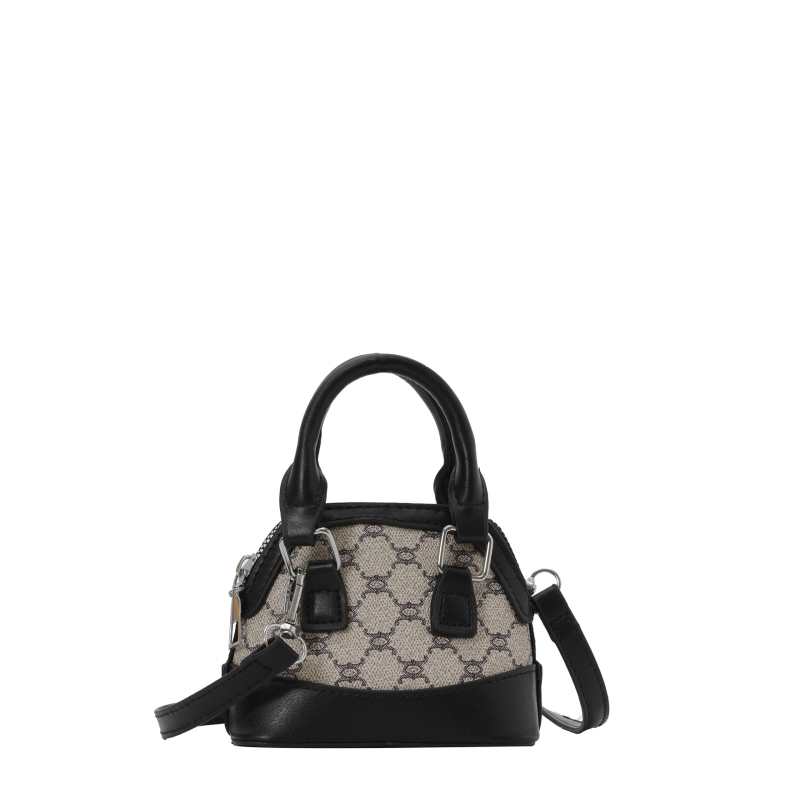 Taška v tvare mušle, s jedným ramenným popruhom – PU materiál, zips, podšívka z polyesteru, mestský štýl