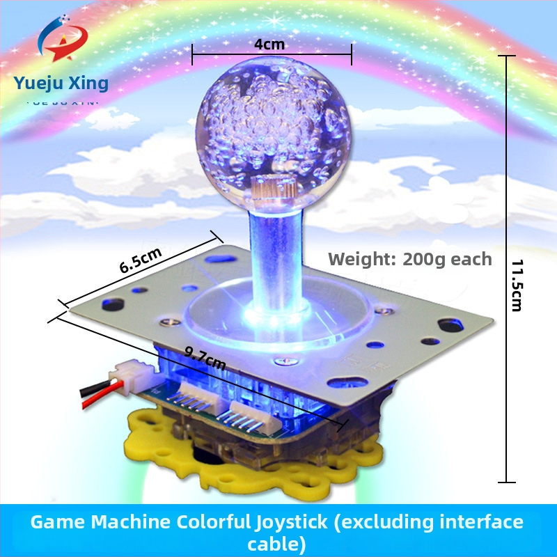 Joystick do stroja s pazúrom – Model JX-998, 5P rozhranie, OEM spracovanie, tlačené logo, plast + kovové diely