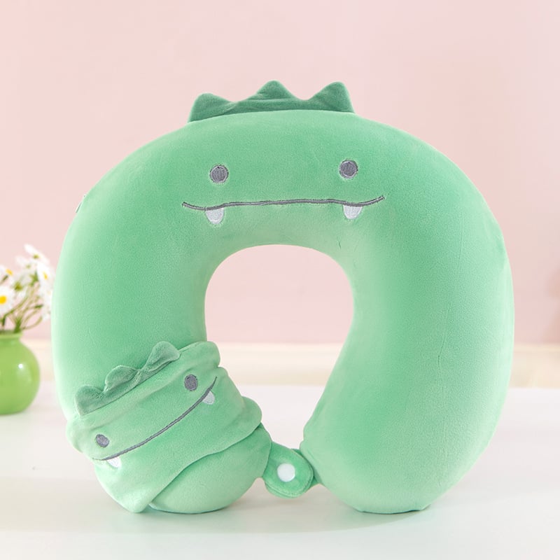 U formos kaklo pagalvėlis iš atminties putų, šiuolaikiškas dizainas, tinkamas vaikams ir suaugusiems