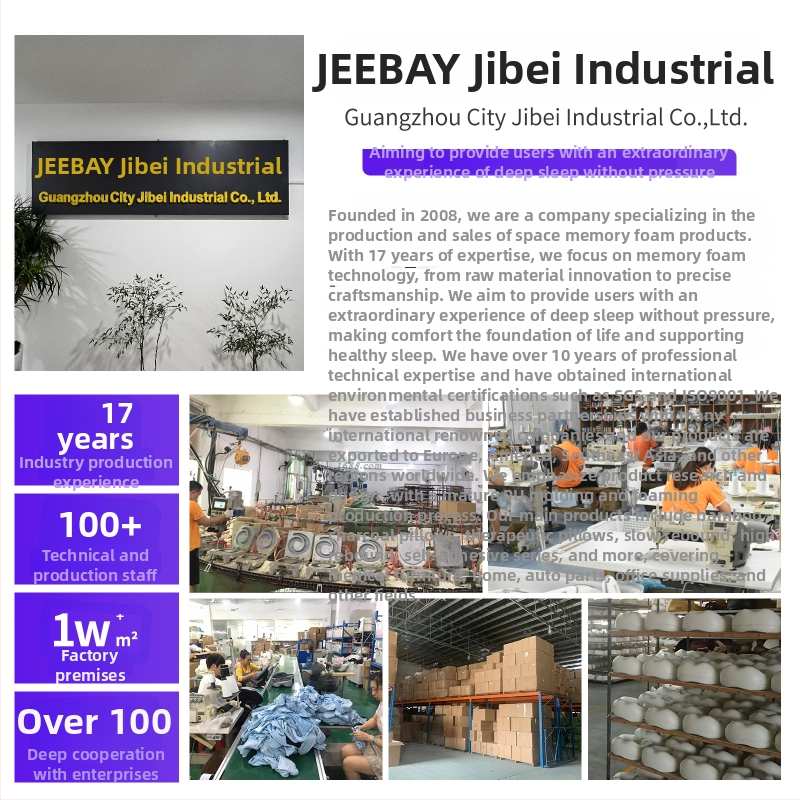 Vankúš na krk z pamäťovej peny pre dospelých — U‑tvar, na bočné spanie, cestovný, priedušný Ice Silk poťah (pena pamäte s pomalým návratom)