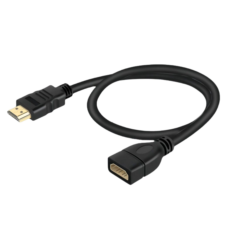HDMI produžni kabel 1.4, muški–ženski, za računalo, TV i projektor, 1080p HD, pozlaćeni kontakti