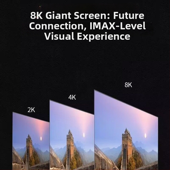 HDMI kábel, podpora 8K/4K, HDMI 2.1, pre počítač, projektor, televízor a monitor