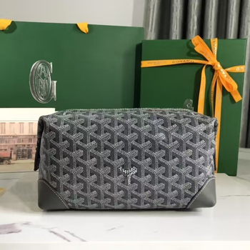 Taštička na toaletné potreby a kozmetiku - zvonka pruhovaná PU, podšívka z syntetickej kože, vodeodolná a ultra ľahká, unisex