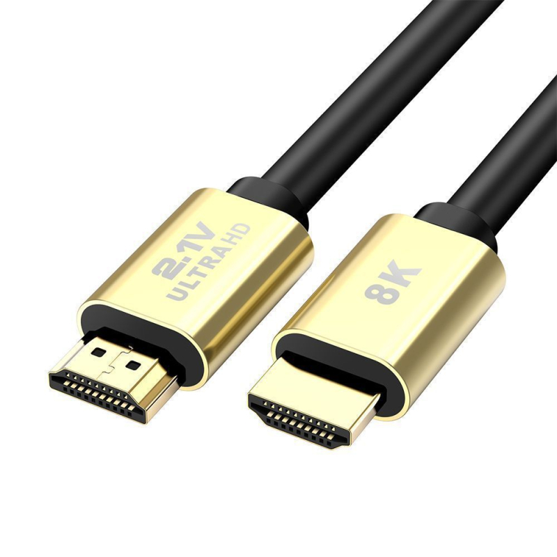 HDMI 2.1 kábel 8K/60Hz és 4K/120Hz megjelenítőkhez, kompatibil monitorokkal, set-top boxokkal, számítógépekkel és projektorokkal