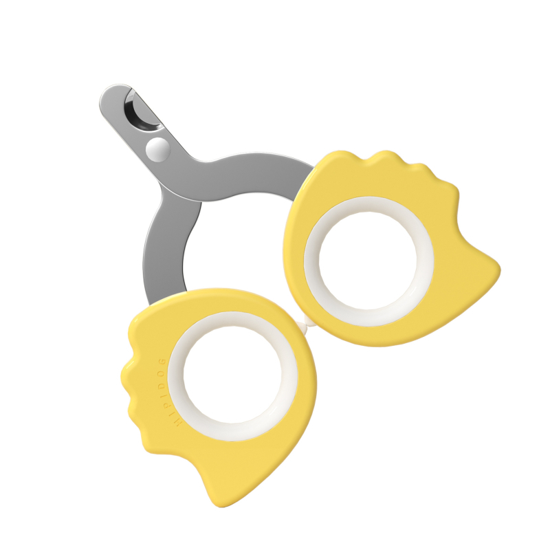 Clește de unghii pentru pisici și câini cu design bufniță, unelte de îngrijire pentru începători, fișier de unghii inclus