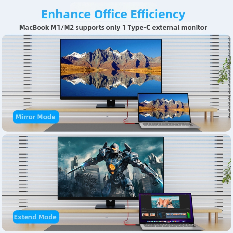 Type-C na HDMI kábel pre 4K projekciu, meďový vodič, hmotnosť 65 g, kompatibilný s mobilnými zariadeniami a počítačmi