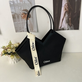 Geantă Tote din pânză, capacitate mare, stil urban simplu, închidere cu fermoar, căptușeală poliester, buzunare interioare: buzunar cu fermoar, buzunar pentru telefon, buzunar pentru ID, unisex