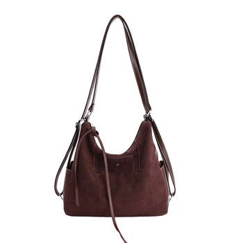 Rucsac pentru femei — stil retro de călătorie, capacitate mare pentru școală/navetă; PU, formă orizontală pătrată, fermoar, buzunar intern pentru telefon, căptușeală poliester-bumbac